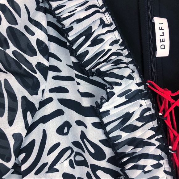 DELFI COLLECTIVE GWEN ZEBRA DRESS S - Picture 7 of 7